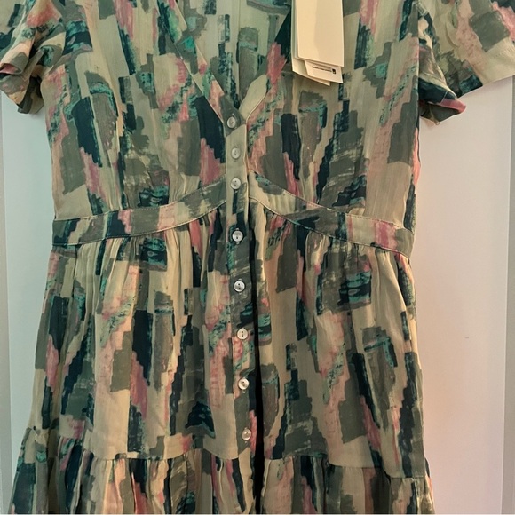 NWT BA&SH Talita Abstract Mini Dress - Picture 4 of 9